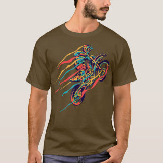 Camiseta Motocross Motocross Helmet Bike