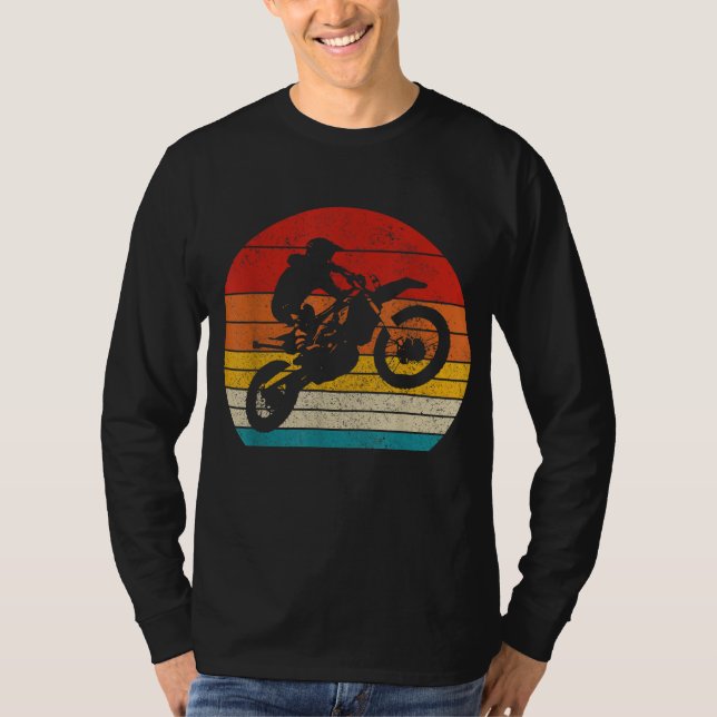 Camiseta Motocross motocross MX enduro moto B de suciedad (Anverso)