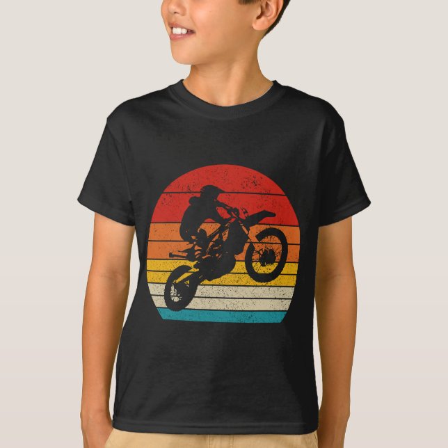 Camiseta Motocross motocross MX enduro moto B de suciedad (Anverso)