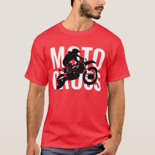 Camiseta Motocross Motorcycle Sport Pop Art