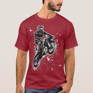 Camiseta Motocross MTB Retro Biker Moto Ciclismo Pistón
