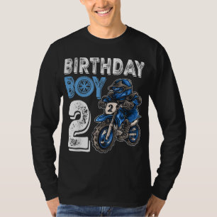 Camiseta Motocross MX 2º regalo Bicicleta sucia de 2 años B