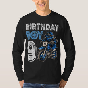 Camiseta Motocross MX 9Gift Bike Dirt Birthda de 9 años
