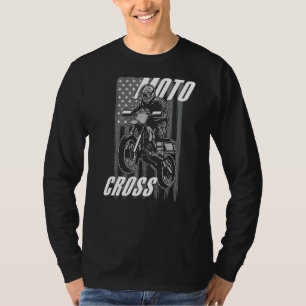 Camiseta Motocross Mx De Bandera Dirtbike
