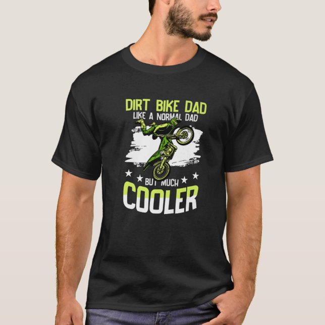 Camiseta Motocross Mx Dirt Bike Dad Igual Que Un Papá Norma (Anverso)