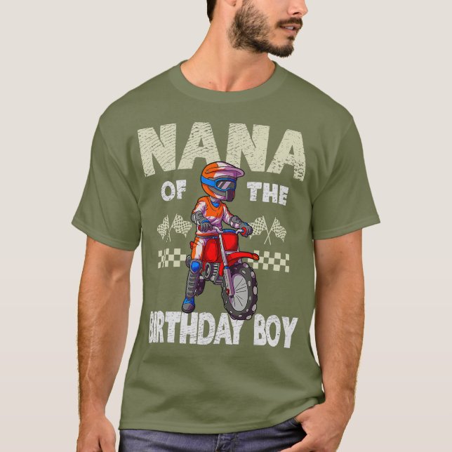 Camiseta Motocross MX Nana Birthday Boy MX Suciedad familia (Anverso)