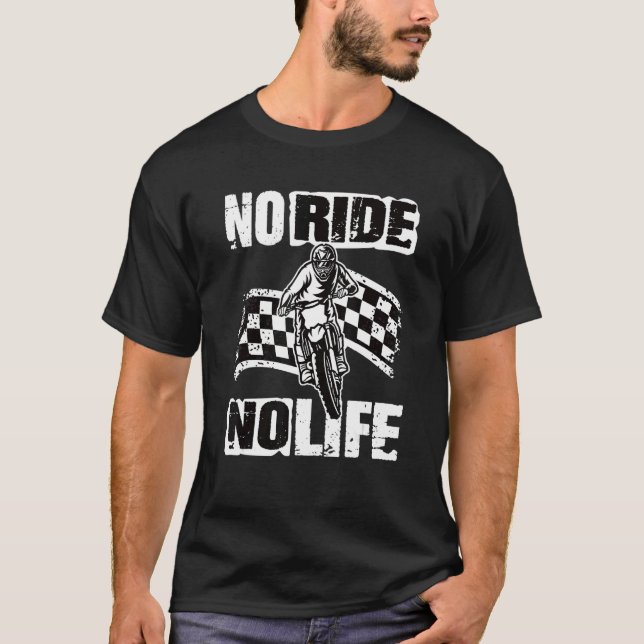 Camiseta Motocross No Ride No Life Motocross Machines 3 (Anverso)