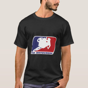 Camiseta Motocross Pro Para Bicicleta De Suciedad Azul Roja