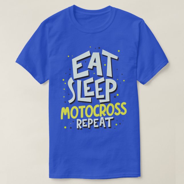 Camiseta Motocross repetición Motocross de sueño de consumo (Diseño del anverso)