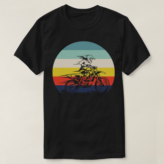Camiseta Motocross retro 4 (Diseño del anverso)