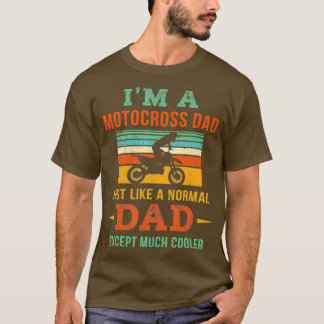 Camiseta Motocross Retro Dad Gift Vintage Dirt Bike Rider