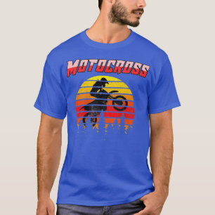 Camiseta Motocross Retro Dirt Bike Vintage Motorcycle