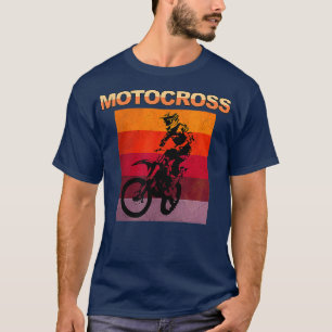 Camiseta Motocross Retro Dirt Bike Vintage Motorcycle