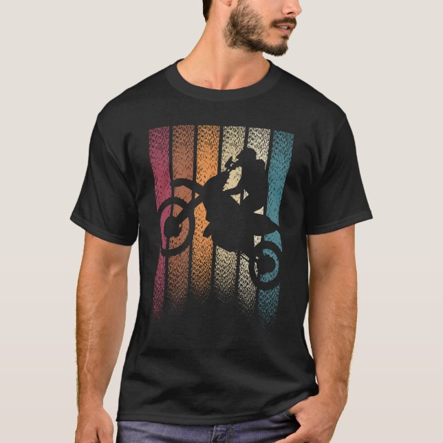 Camiseta Motocross Retro Vintage (Anverso)