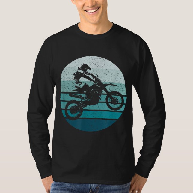 Camiseta Motocross retro vintage Dirt Bike (Anverso)