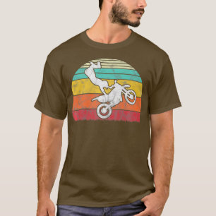 Camiseta Motocross Rider Vintage Retro Dirt Bike Premium