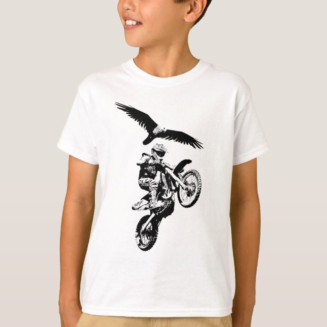 Camiseta Motocross Rider y Eagle (Anverso)