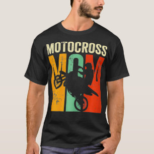 Camiseta Motocross sport vintage moto de arte retro MOM
