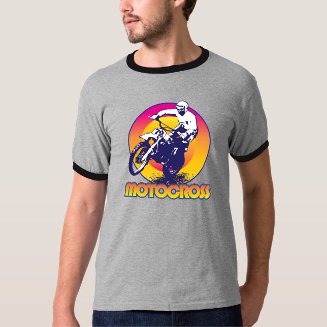 Camiseta Motocross vintage (Anverso)