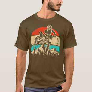 Camiseta Motocross Vintage Dirt Bike Retro