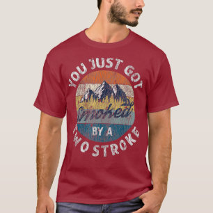 Camiseta Motocross vintage que acabas de fumar por dos