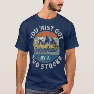 Camiseta Motocross vintage que acabas de fumar por dos