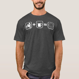 Camiseta Motocross y cerveza motocicleta de motocross moto