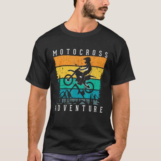 Camiseta Motocross Y Dirt Bike Adventure (Anverso)
