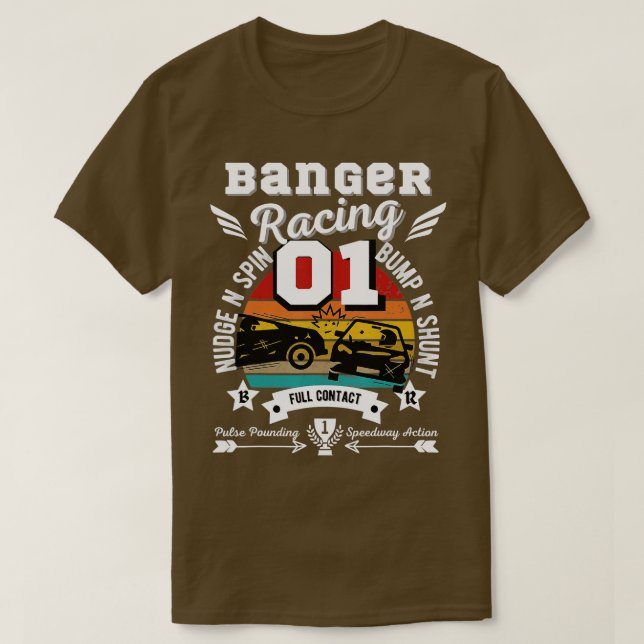 Camiseta Motodeporte de Carreras de Banger (Diseño del anverso)