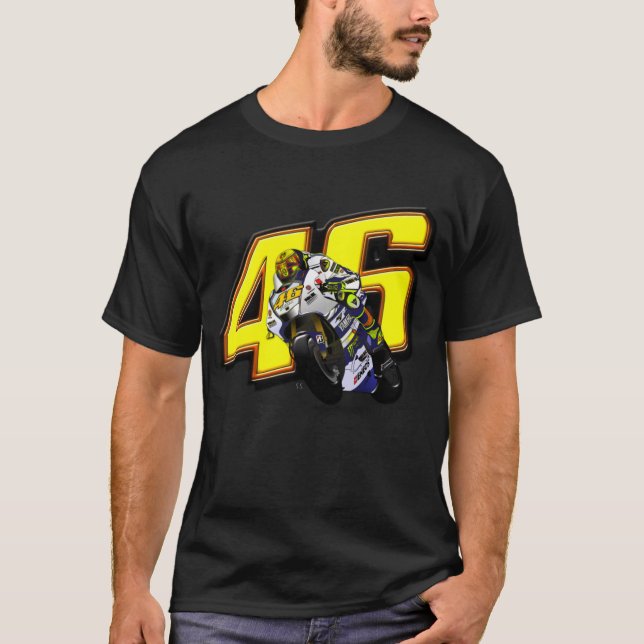 Camiseta MotoGP Movistar Yamaha Valentino Rossi (Anverso)