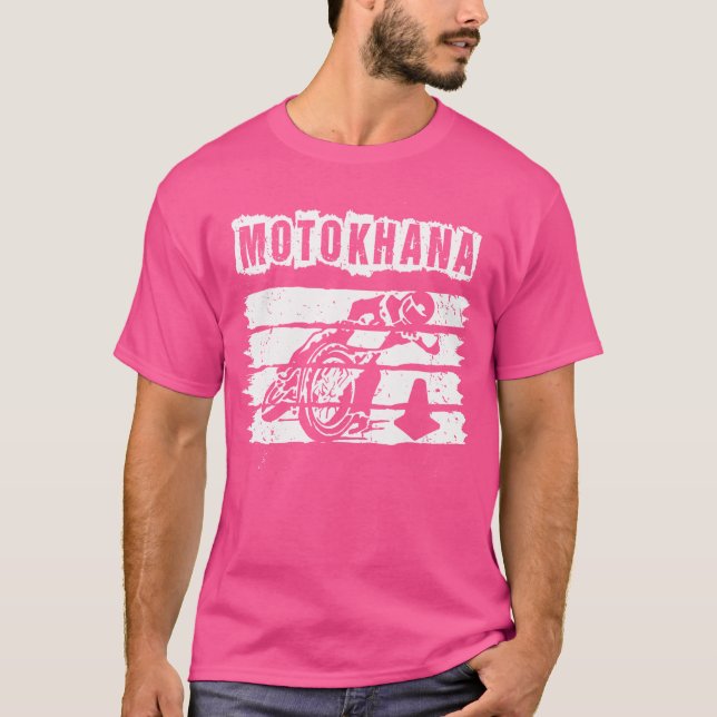 Camiseta Motogymkhana Motocicleta Carreras Brap Motocicleta (Anverso)