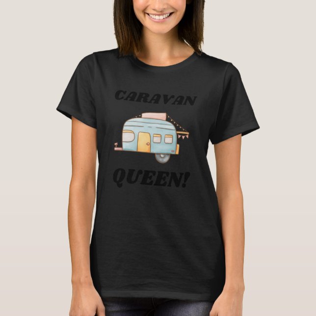 Camiseta Motohome Caravan Queen (Anverso)