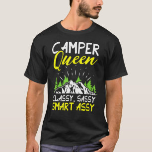 Camiseta Motohome Rv Camping Camper Reina Sassy Sma