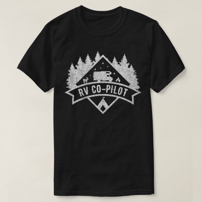 Camiseta Motohome Travel Vacation Present RV CoPilot (Diseño del anverso)