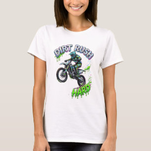 Camiseta Motoneta de tierra Ride Hard Bike
