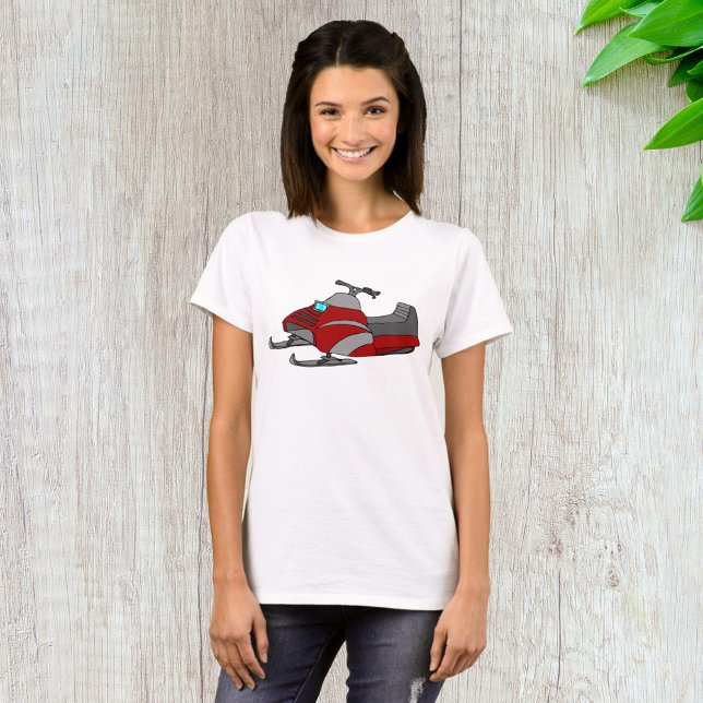 Camiseta Motonieve Roja y Gris (Subido por el creador)
