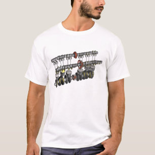 Camiseta Motor 1000 de la motocicleta de CBX