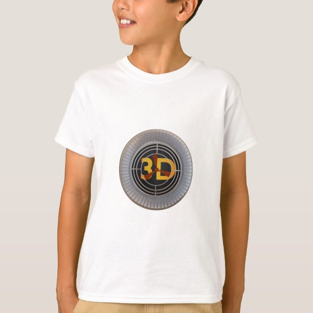 Camiseta Motor 3D. (Anverso)