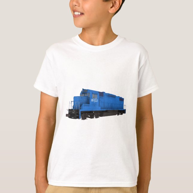 Camiseta Motor Blue Train: (Anverso)
