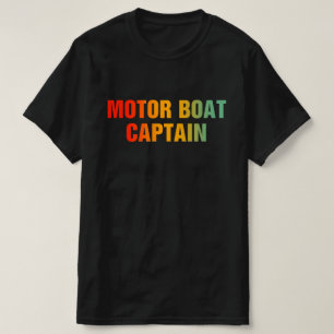 Camiseta Motor Bote Capitán Gracioso Retro