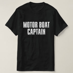 Camiseta Motor Bote Capitán Gracioso Retro