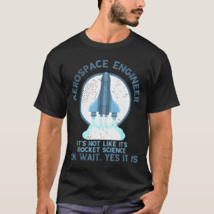 Camiseta Motor científico de ciencia de cohetes de ingenier