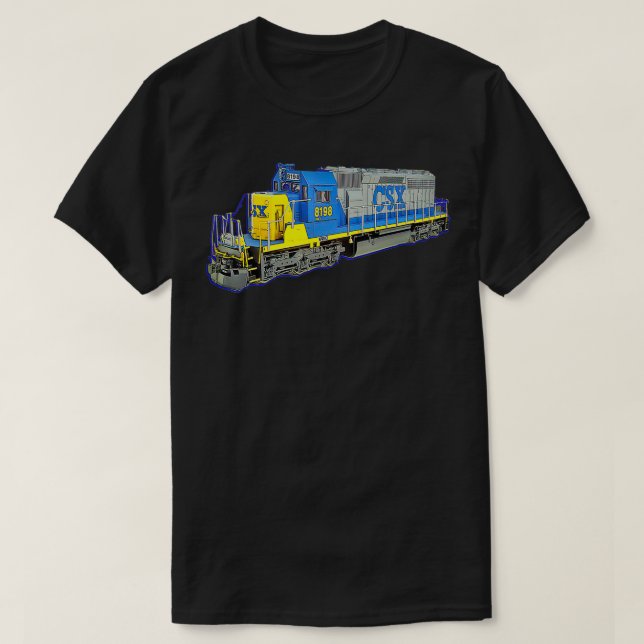 Camiseta Motor CSX de tren de mercancías (Diseño del anverso)
