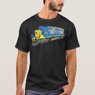 Camiseta Motor CSX de tren de mercancías