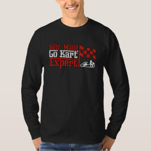 Camiseta Motor de Carreras Kart Experto en Go Kart