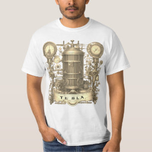 Camiseta Motor de época Tesla