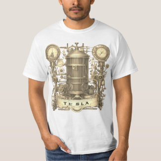 Camiseta Motor de época Tesla