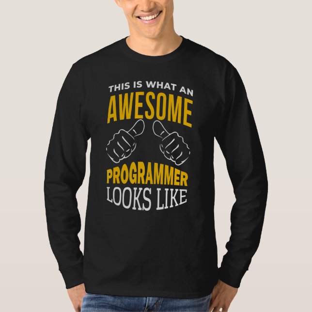 Camiseta Motor de equipo para desarrolladores de software p (Anverso)