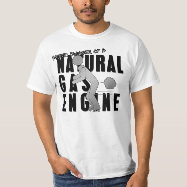 Camiseta Motor de gas natural 2 (Anverso)