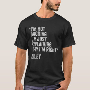 Camiseta Motor de Idea de nombre personalizado RILEY Cita d